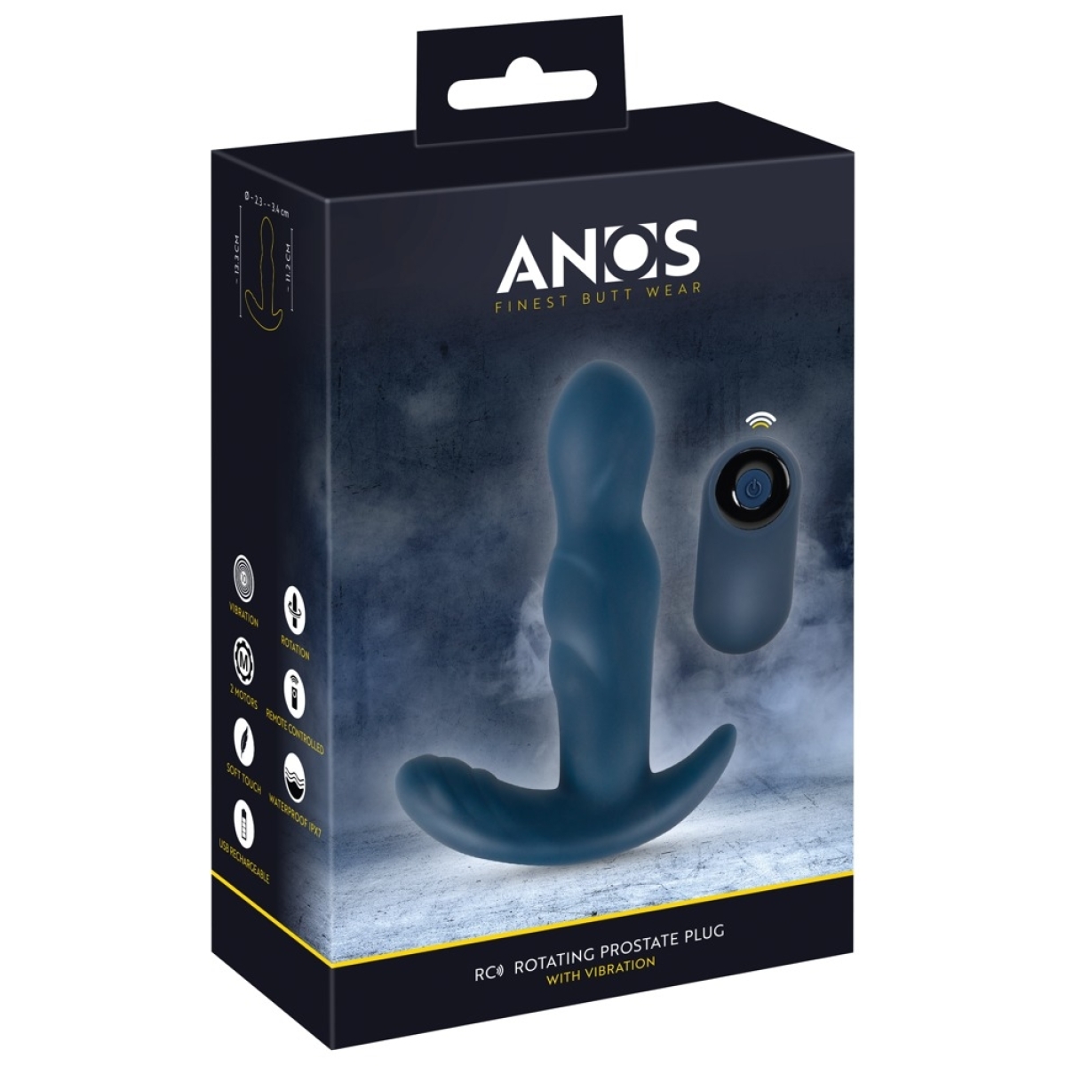 stimulateur de prostate swinging prost 11 x 32cm bleu 1