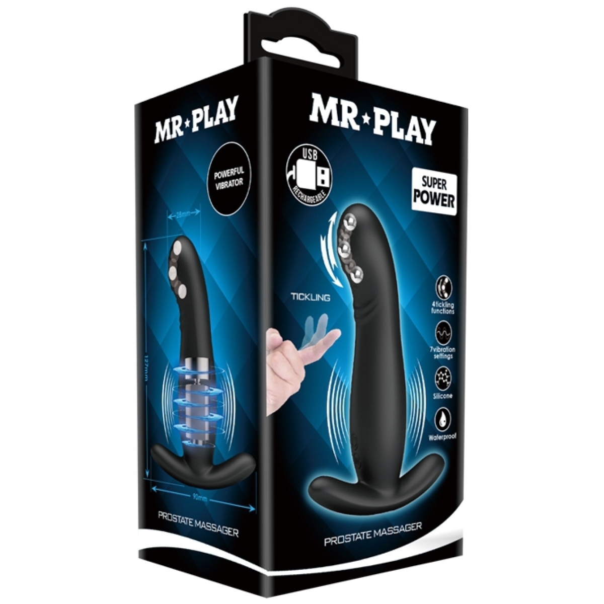 stimulateur de prostate tickling doigte mr play 11 x 35cm 1