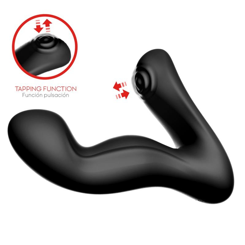 stimulateur de prostate vibrant avec tapotement convo 12 x 35cm 3