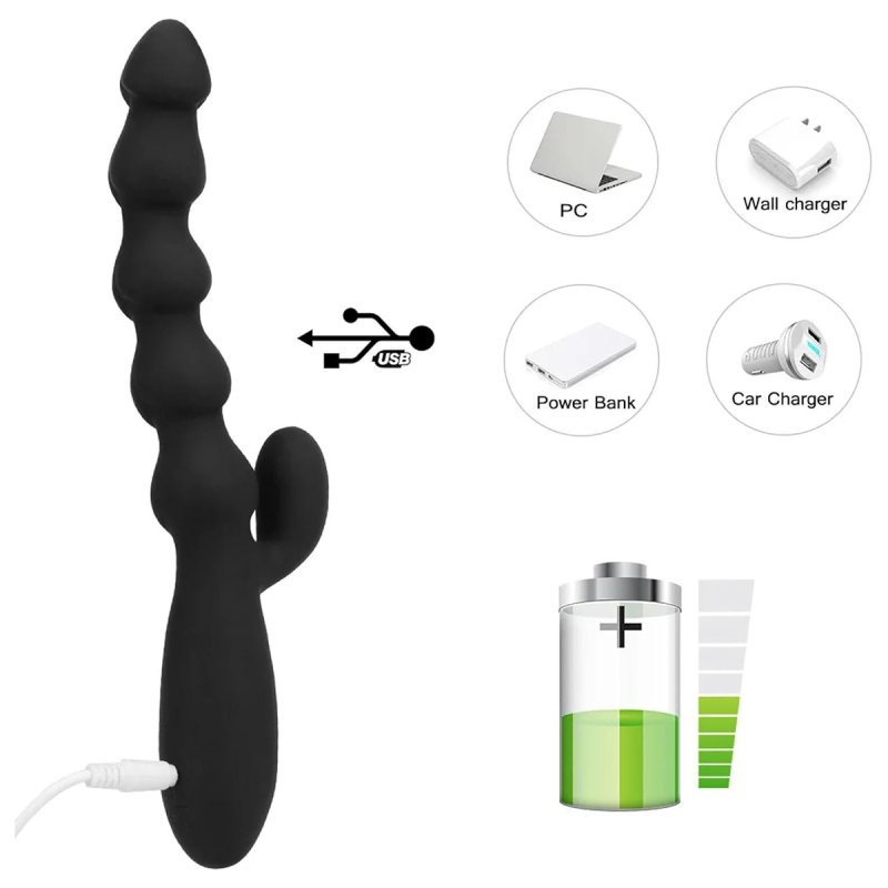 stimulateur de prostate vibrant drak scales 15 x 28cm 3
