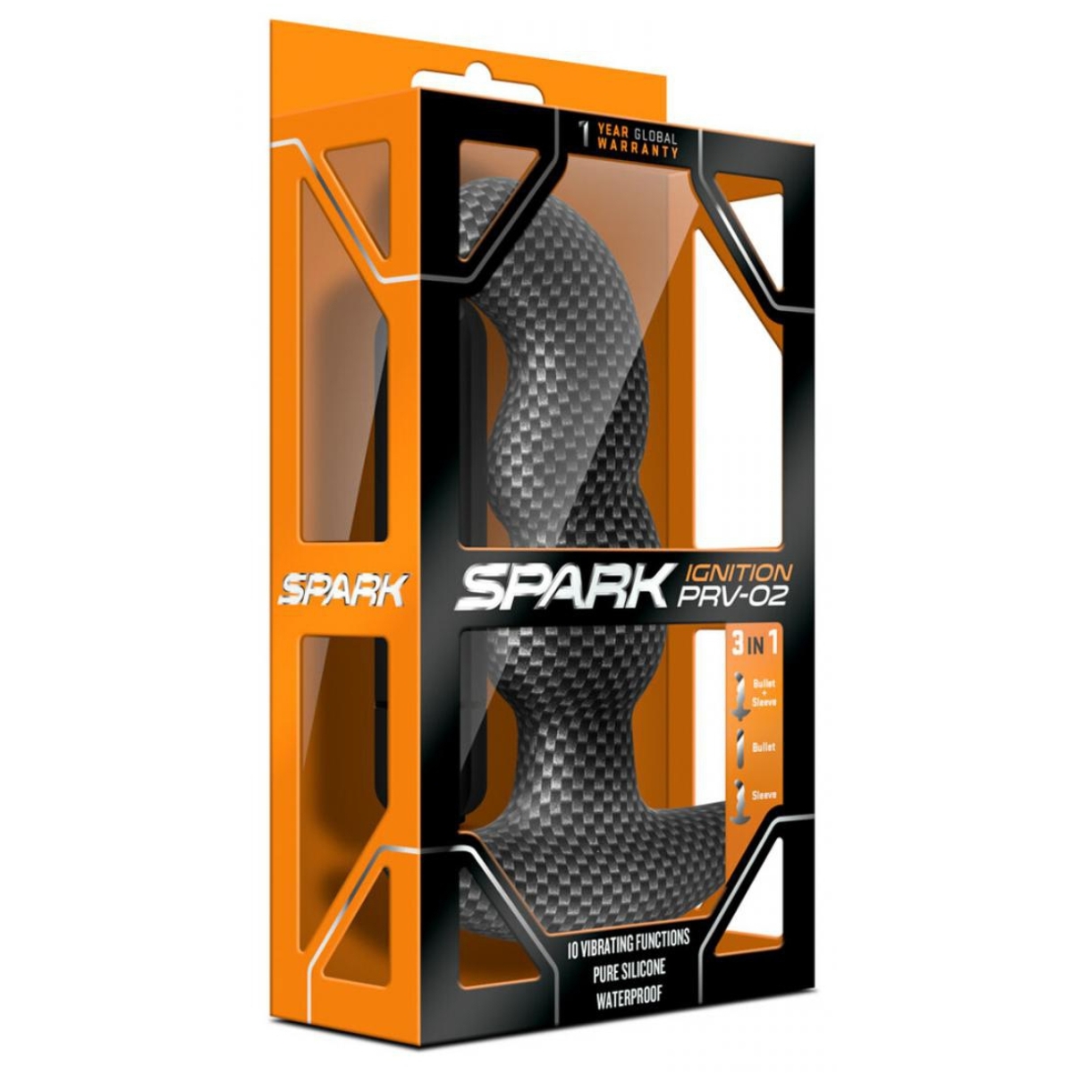 stimulateur de prostate vibrant ignition prv 02 silicone 12 x 35cm 4