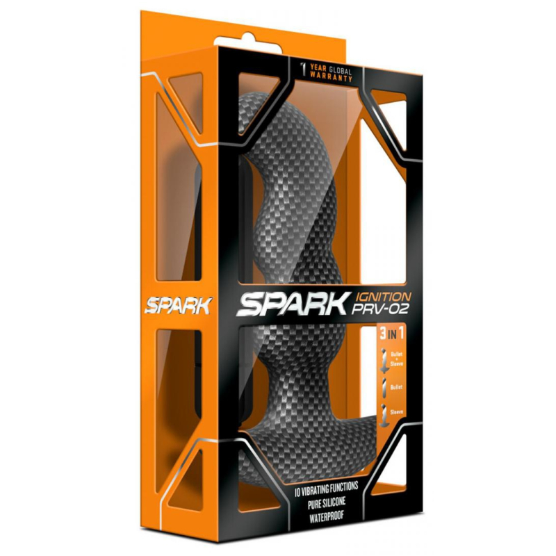 stimulateur de prostate vibrant ignition prv 02 silicone 12 x 35cm 4