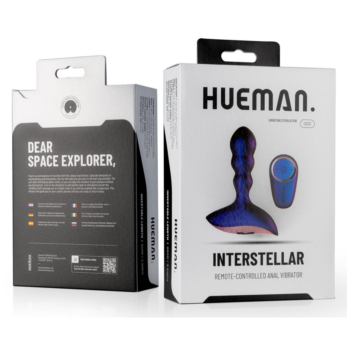stimulateur de prostate vibrant interstellar hueman 85 x 3cm 1