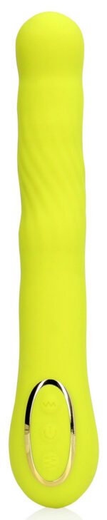 stimulateur de prostate vibrant lemonpassion 17 x 35cm jaune 3