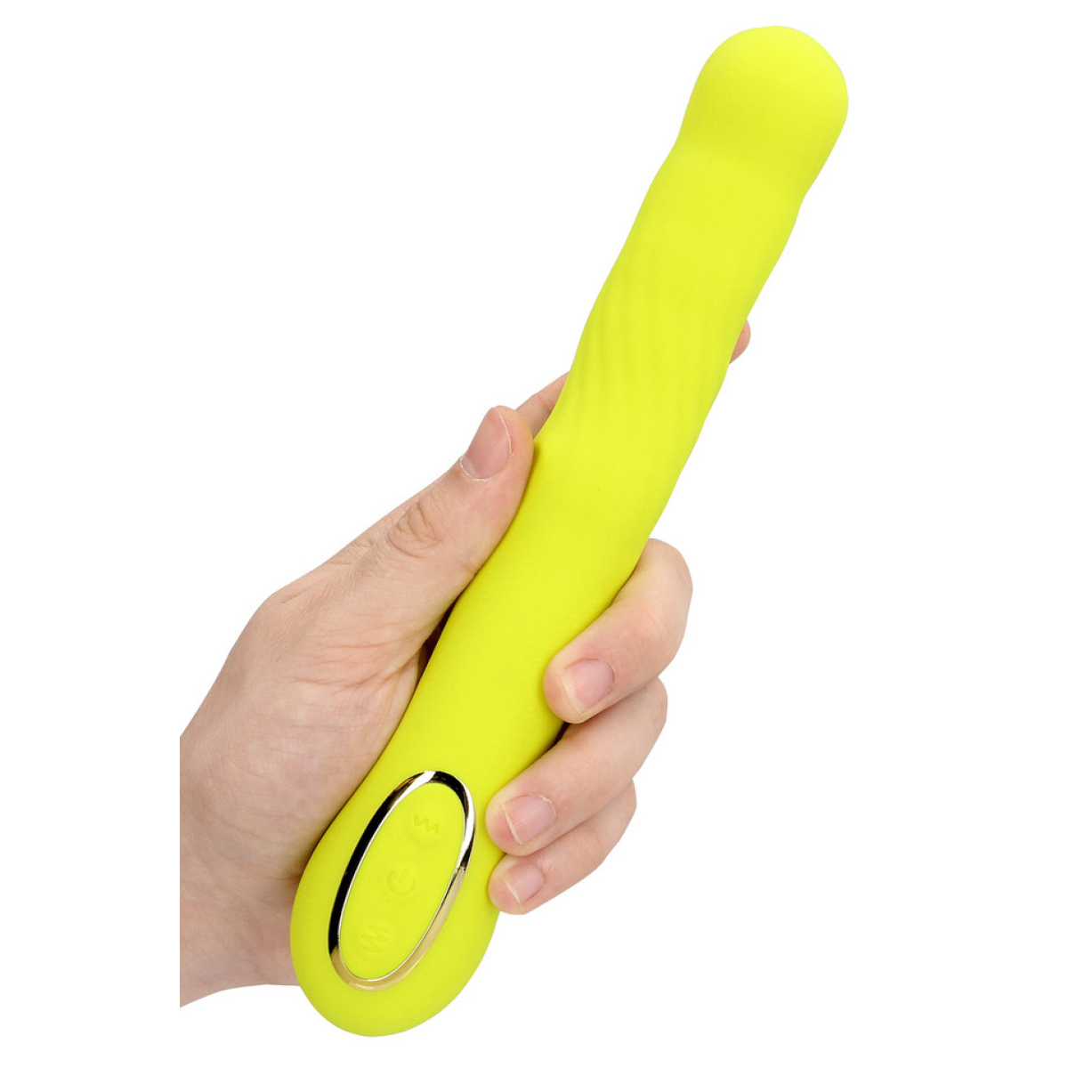 stimulateur de prostate vibrant lemonpassion 17 x 35cm jaune 4