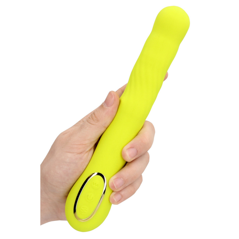 stimulateur de prostate vibrant lemonpassion 17 x 35cm jaune 4