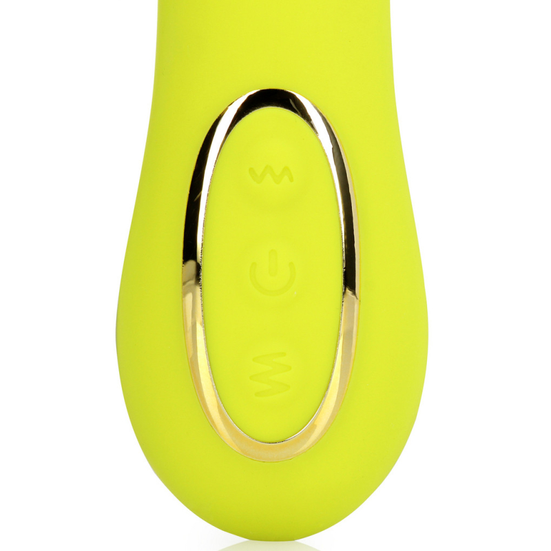 stimulateur de prostate vibrant lemonpassion 17 x 35cm jaune 6