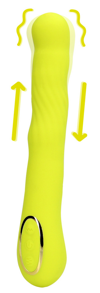 stimulateur-de-prostate-vibrant-lemonpassion-17-x-35cm-jaune stimulateur de prostate vibrant lemonpassion 17 x 35cm jaune
