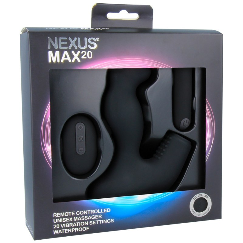 stimulateur de prostate vibrant max 20 nexus 10 x 4cm noir 1