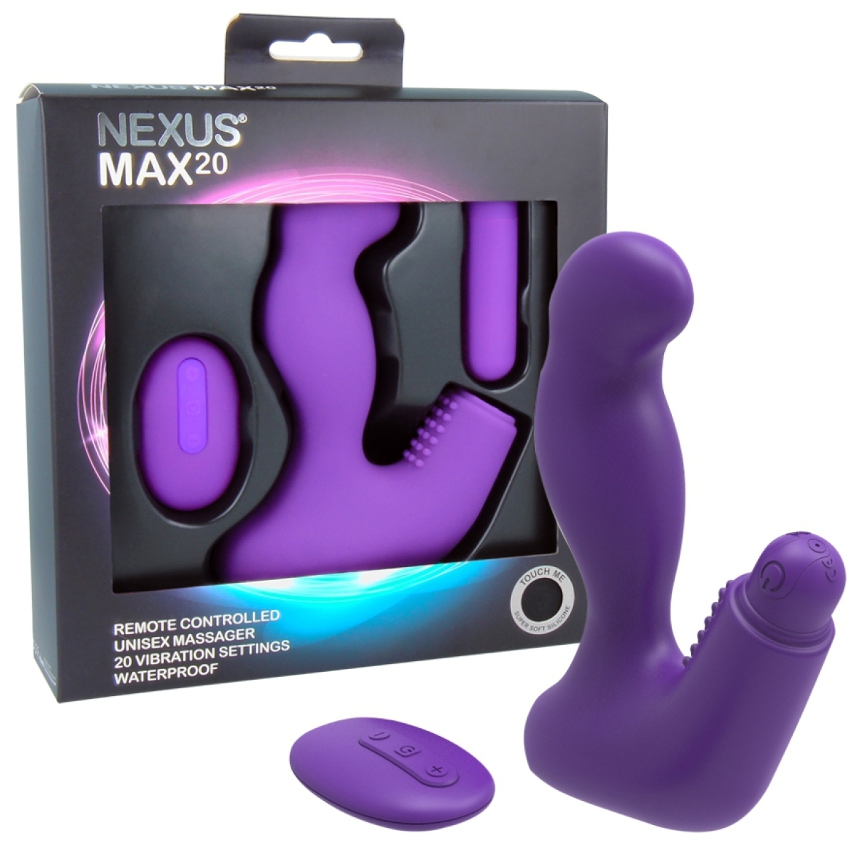 stimulateur de prostate vibrant max 20 nexus 10 x 4cm violet 4
