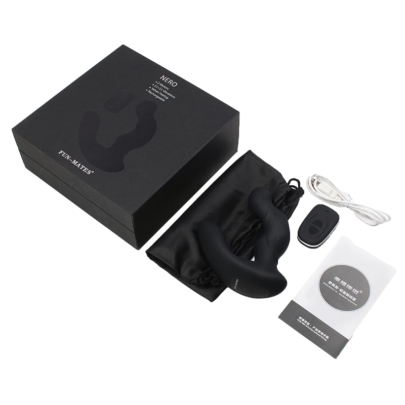 stimulateur de prostate vibrant nero 10 x 4cm 1