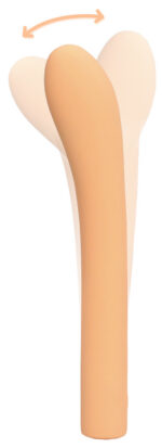 stimulateur de prostate vibrant peach fuzz 21 x 41cm