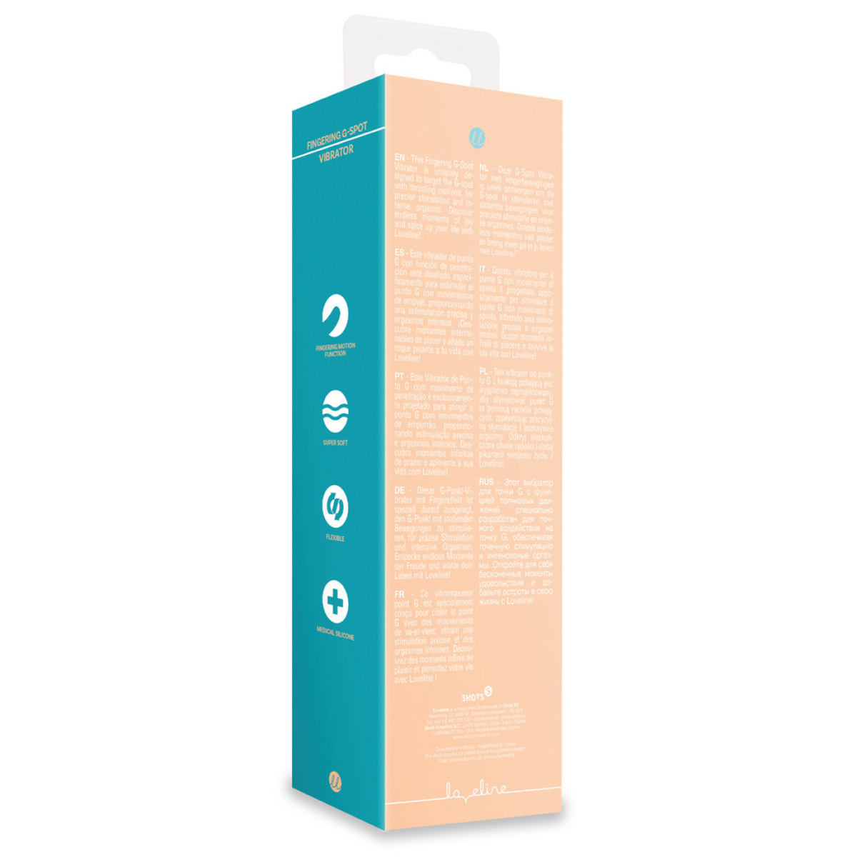 stimulateur de prostate vibrant peach fuzz 21 x 41cm 6