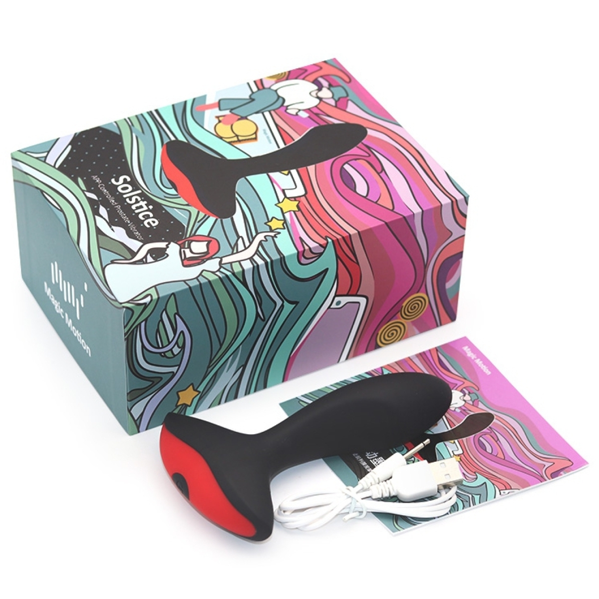 stimulateur de prostate vibrant solstice 10 x 32 cm 1