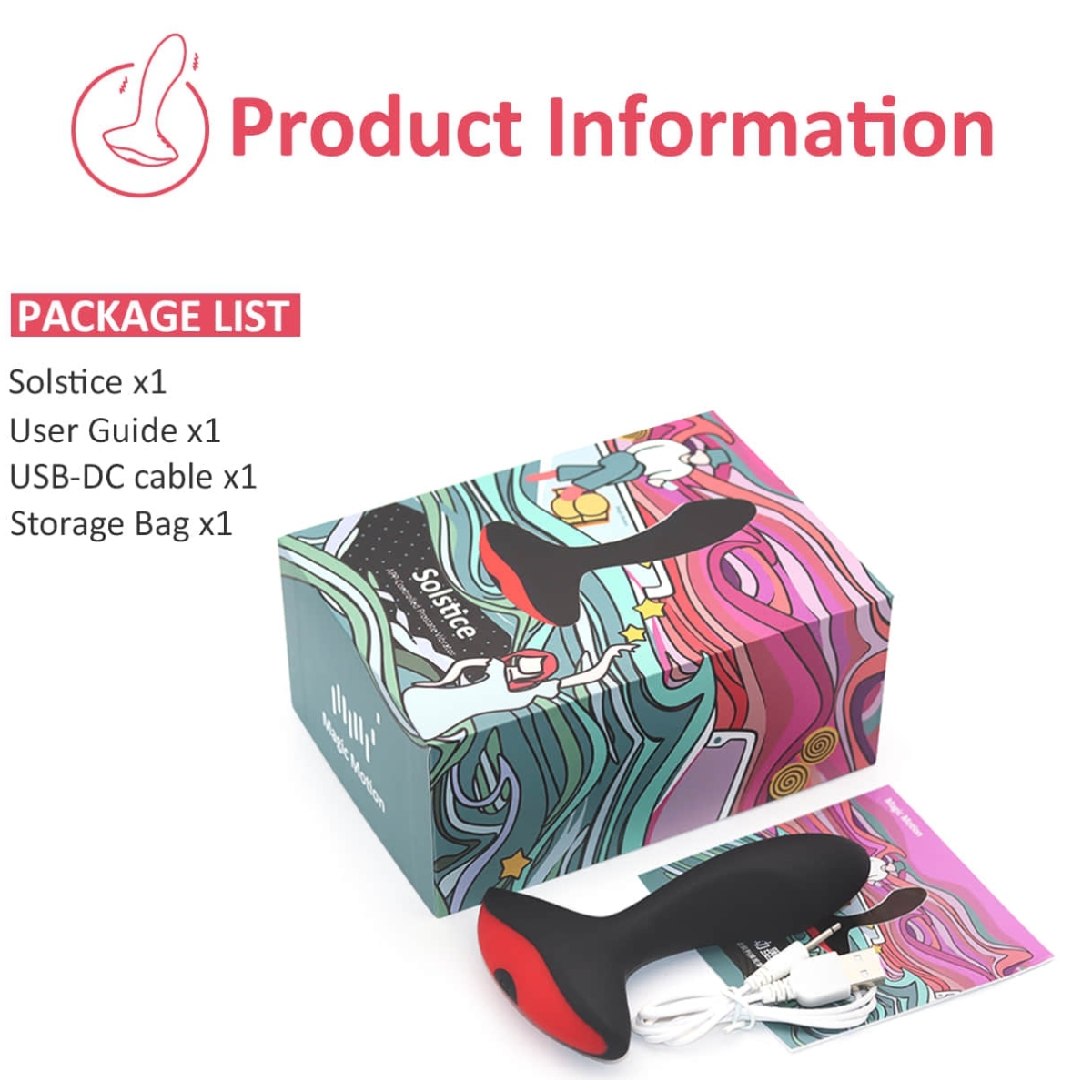 stimulateur de prostate vibrant solstice 10 x 32 cm 8