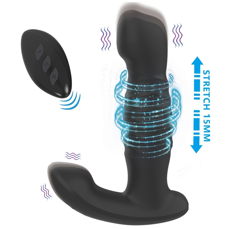stimulateur de prostate vibrant thrusty 12 x 33cm 2