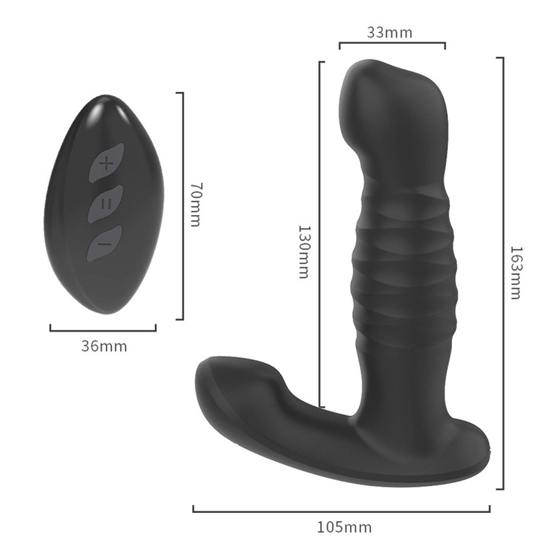 stimulateur de prostate vibrant thrusty 12 x 33cm 6