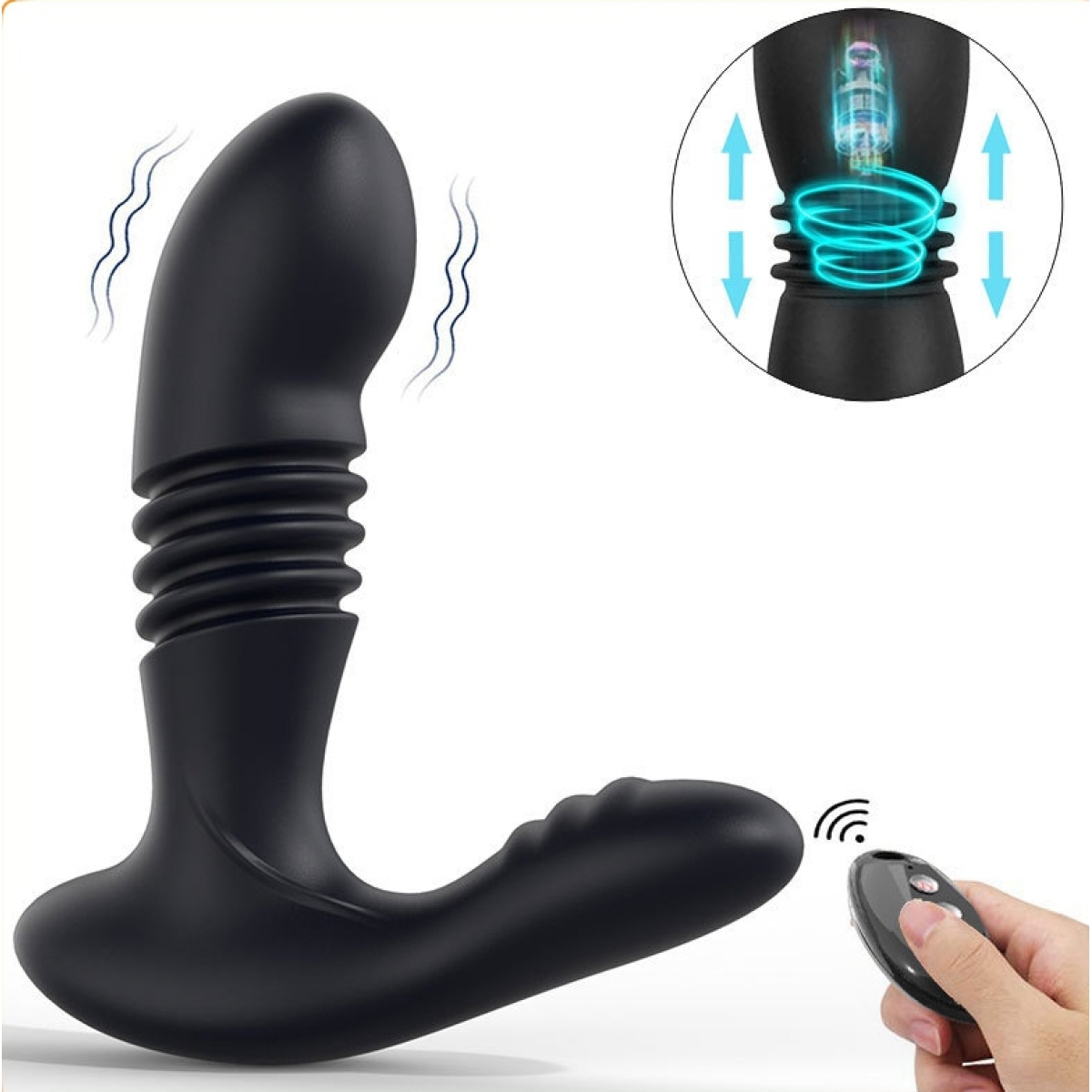 stimulateur de prostate vibrant thrusty max 12 x 35cm 2