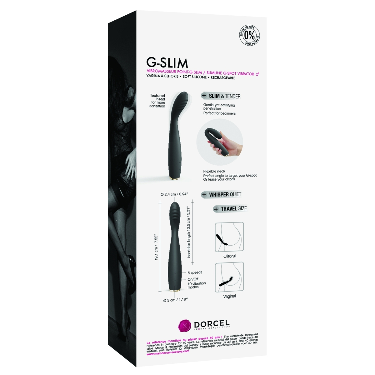 stimulateur g slim dorcel 19cm noir 5