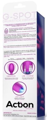 stimulateur g spot drumstick 10 x 25cm 5