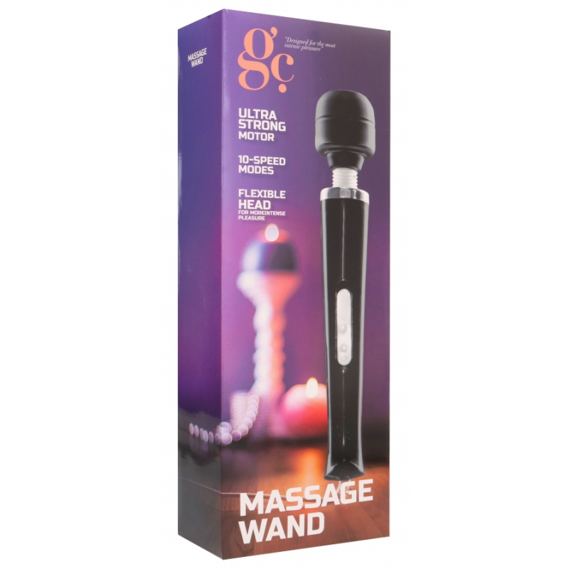 stimulateur mega wand 32cm tete 6cm noir 1
