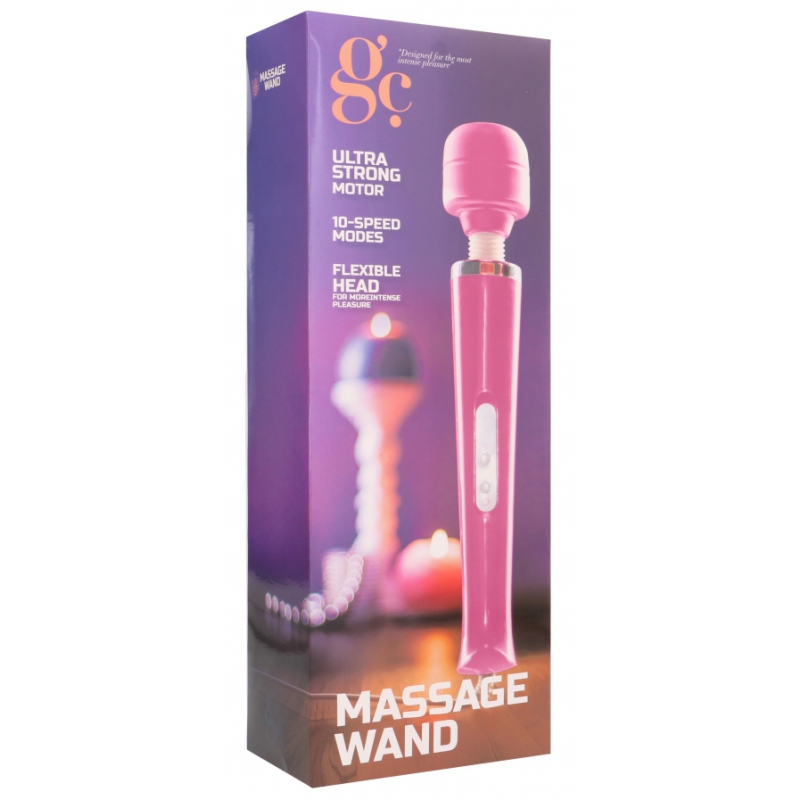 stimulateur mega wand 32cm tete 6cm rose 1
