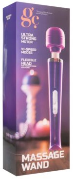 stimulateur mega wand 32cm tete 6cm violet 1