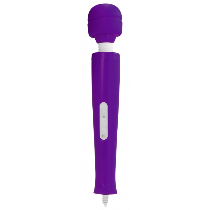 stimulateur mega wand 32cm tete 6cm violet