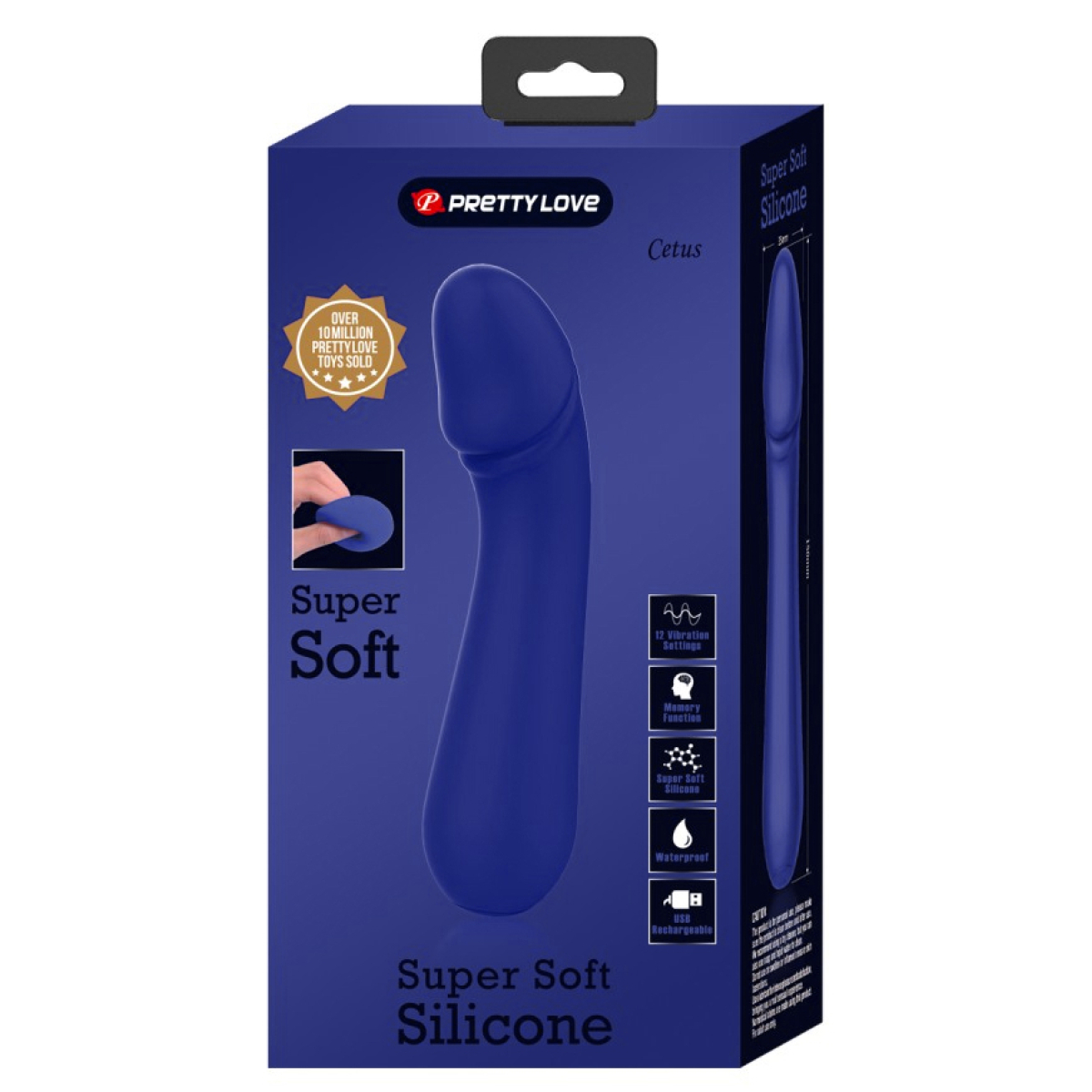 stimulateur prostatique cetus 15 x 35cm indigo 1