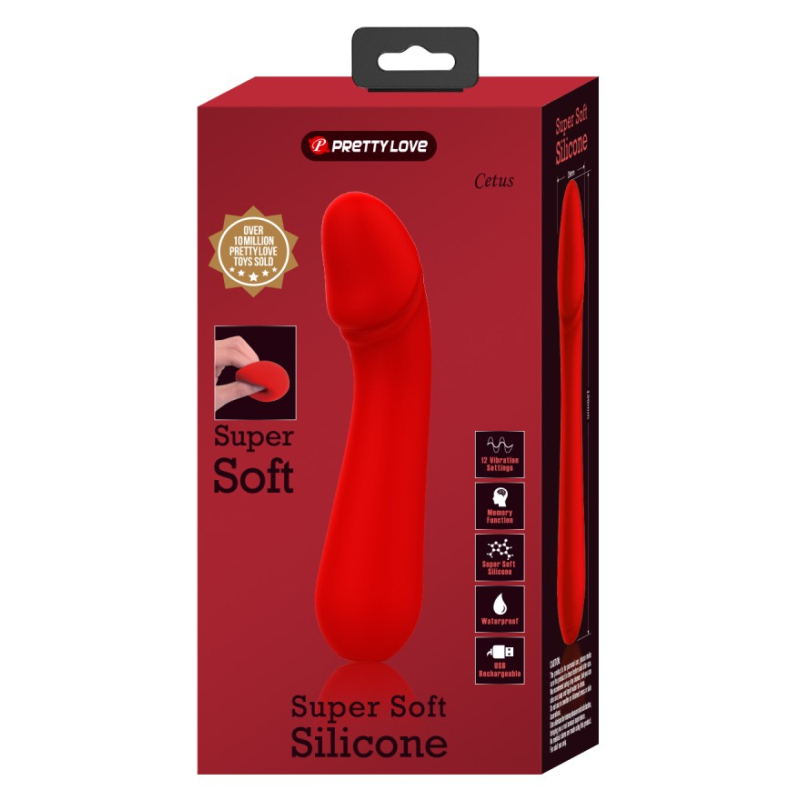 stimulateur prostatique cetus 15 x 35cm rouge 1
