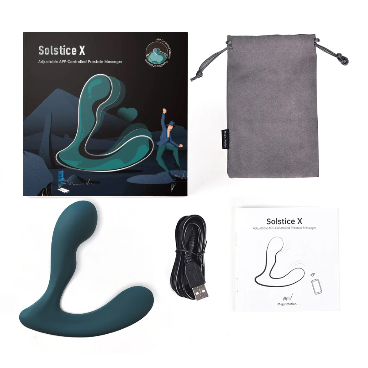 stimulateur prostatique connecte solstice x 9 x 32cm 2