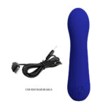 stimulateur prostatique vibrant faun 14 x 34cm indigo 9