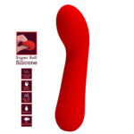 stimulateur prostatique vibrant faun 14 x 34cm rouge 10