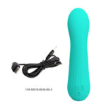 stimulateur prostatique vibrant faun 14 x 34cm turquoise 9