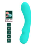 stimulateur prostatique vibrant matt 15 x 4cm turquoise 10