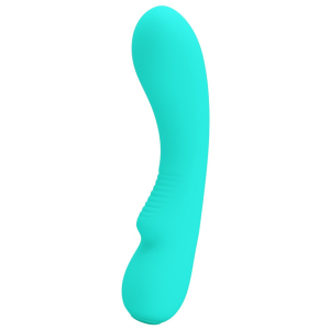 stimulateur prostatique vibrant matt 15 x 4cm turquoise