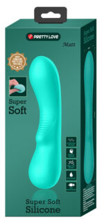 stimulateur prostatique vibrant matt 15 x 4cm turquoise 7