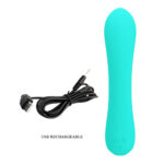 stimulateur prostatique vibrant matt 15 x 4cm turquoise 9