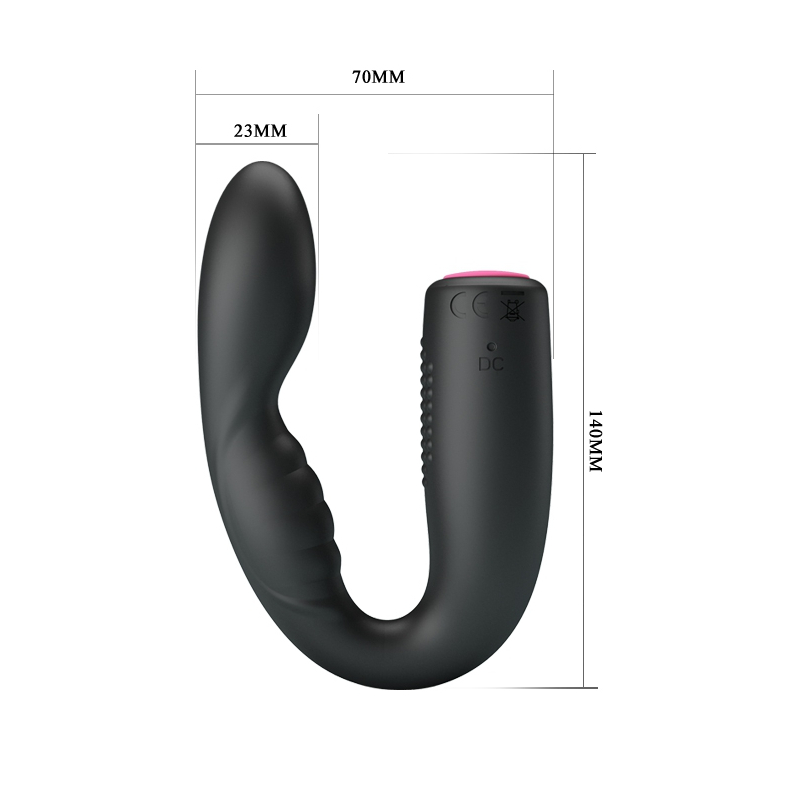 stimulateur prostatique vibrant quintion 10 x 34 cm 4