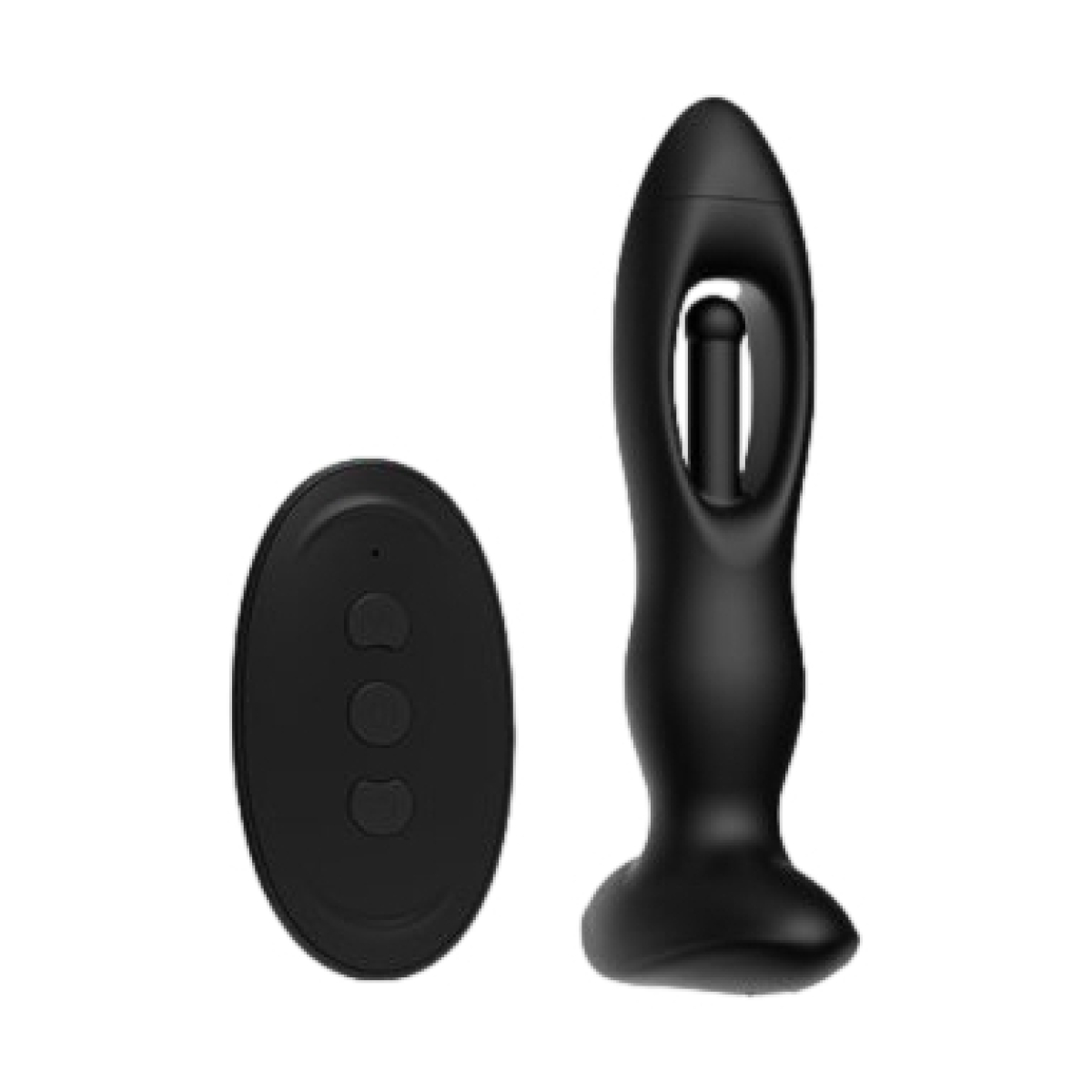 stimulateur prostatique vibrant slapslup 13 x 36cm noir 2