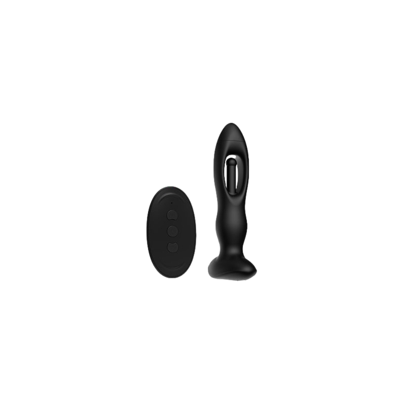 stimulateur prostatique vibrant slapslup 13 x 36cm noir 2