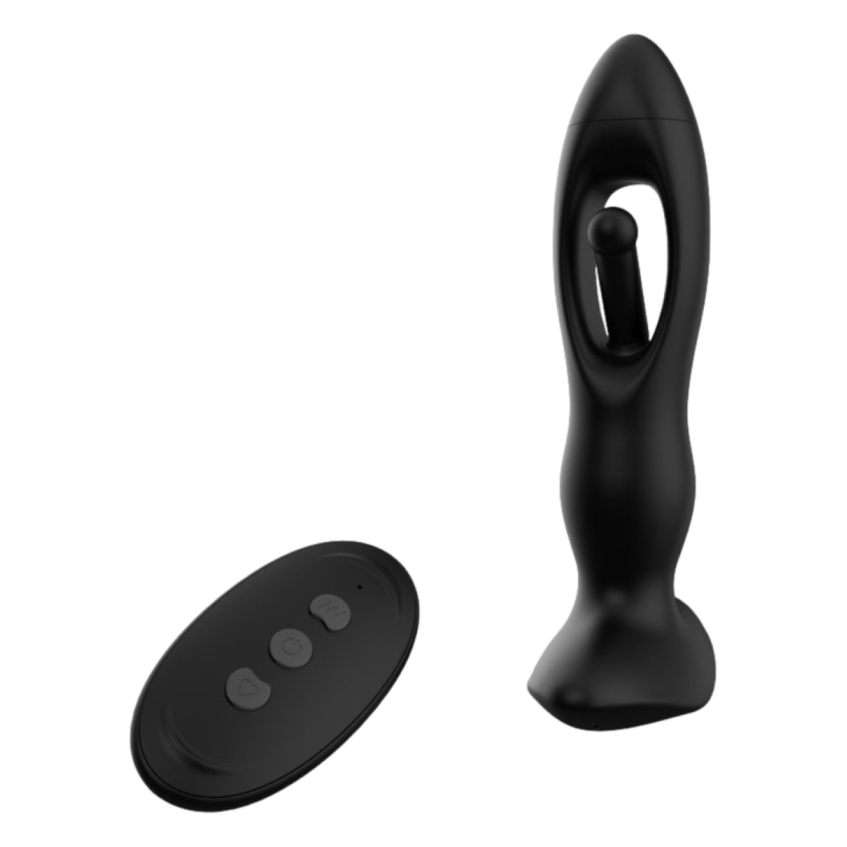 stimulateur prostatique vibrant slapslup 13 x 36cm noir 3