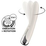 stimulateur spinning vibe 1 11 x 3cm creme