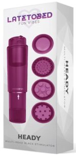 stimulateur vibrant 4 tetes heady violet 1