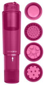 stimulateur vibrant 4 tetes heady violet