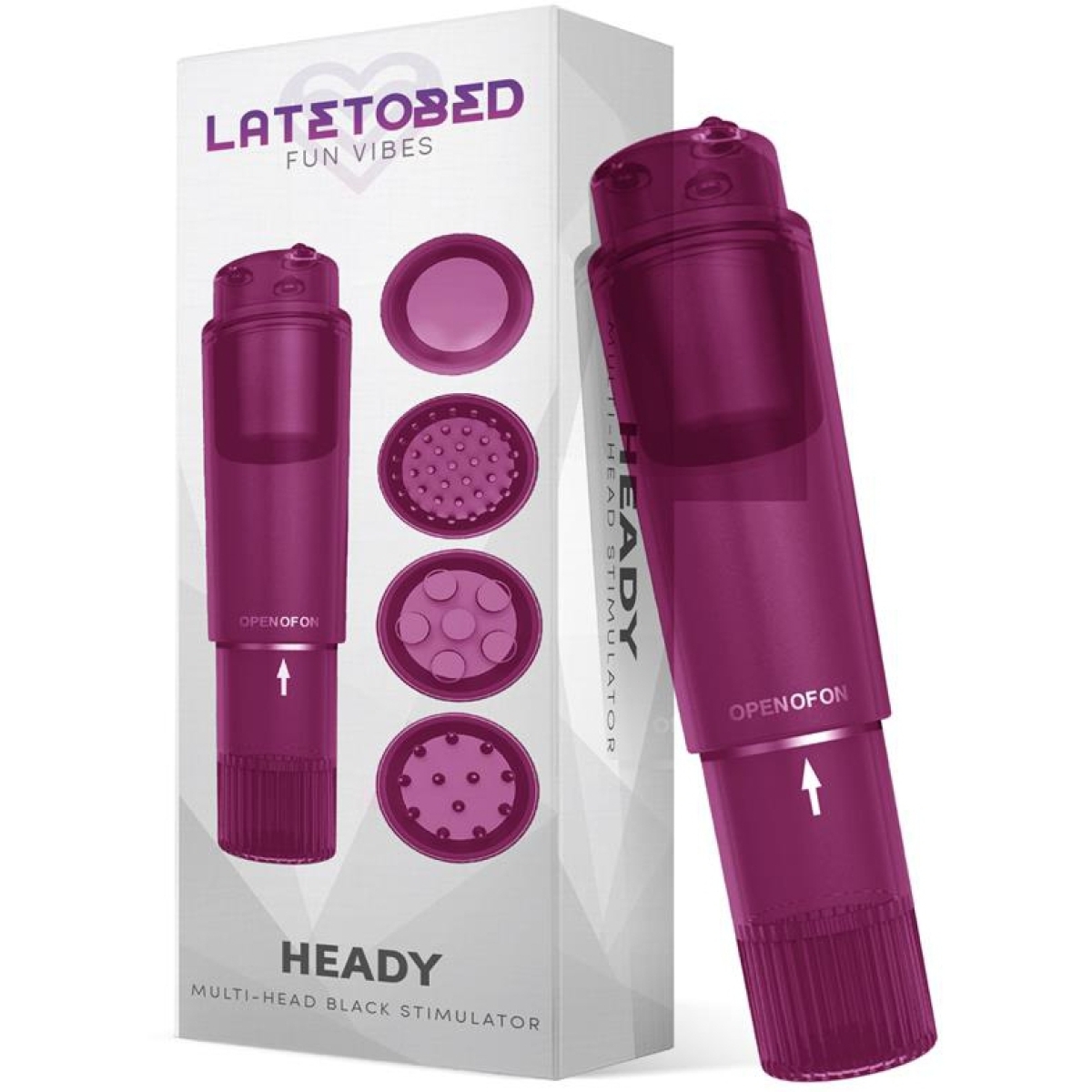 stimulateur vibrant 4 tetes heady violet 2