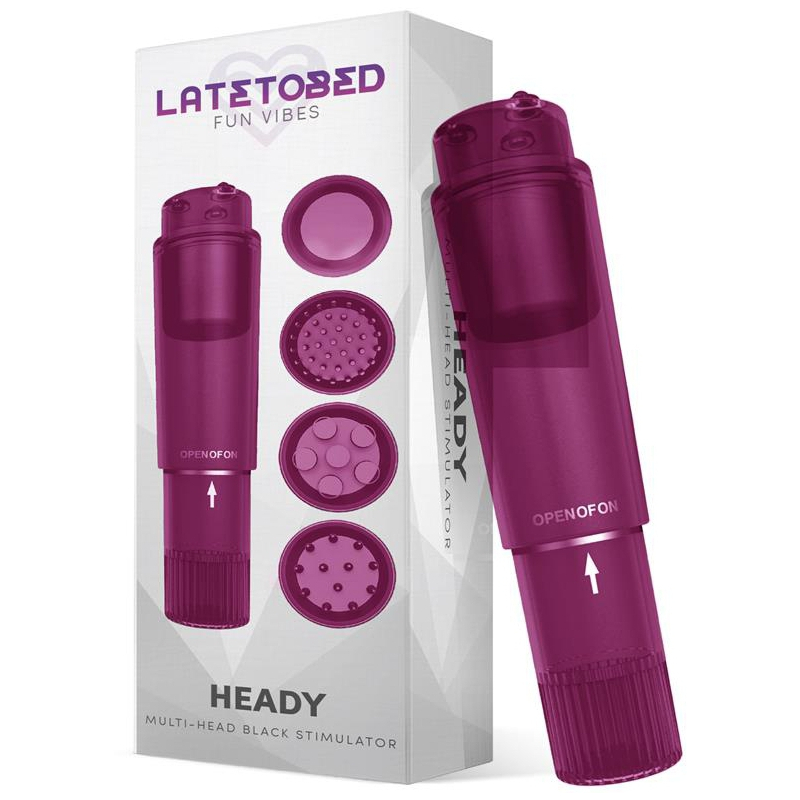 stimulateur vibrant 4 tetes heady violet 2