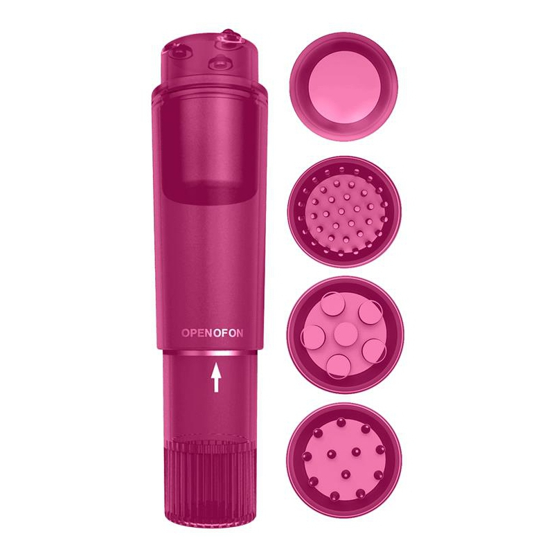 stimulateur-vibrant-4-tetes-heady-violet stimulateur vibrant 4 tetes heady violet