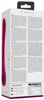 stimulateur vibrant ombra vive 12 x 35cm rose 5