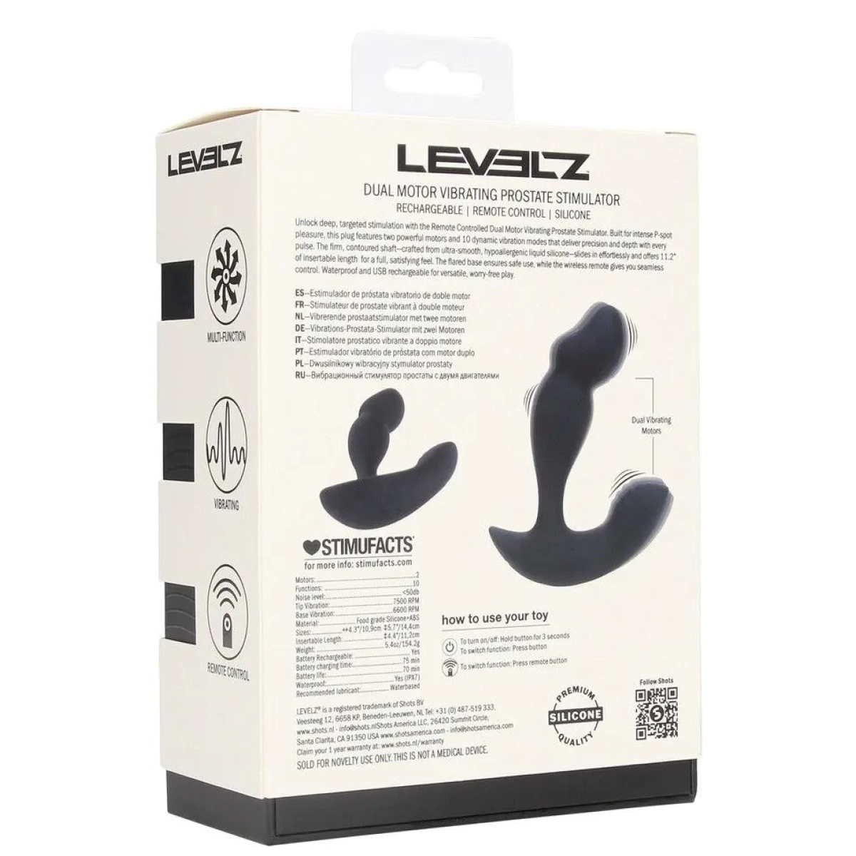 stimulateur vibrant scoreez 11 x 34cm 5